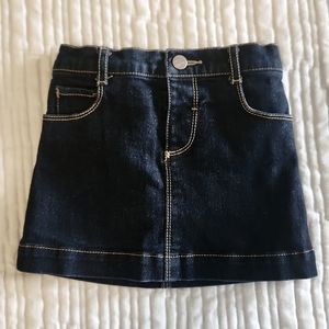 Old Navy kids Jean glitter skirt